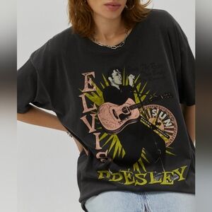 SOLD DAYDREAMER Sun Records Elvis Presley Broke the Rules Graphic Tee Brown